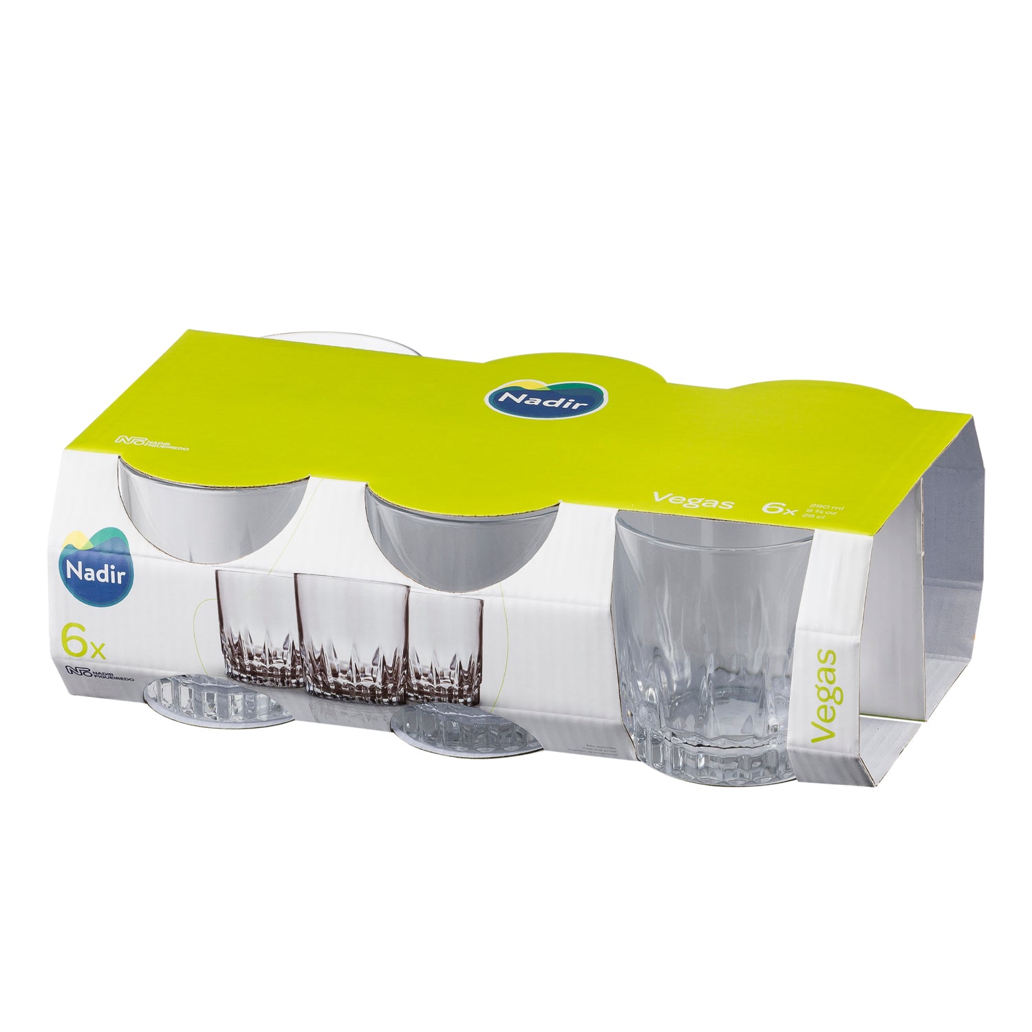 Set 6 Vasos Bajos Vegas 290cc Set 6 Vasos Bajos Vegas 290cc - Imagen 1
