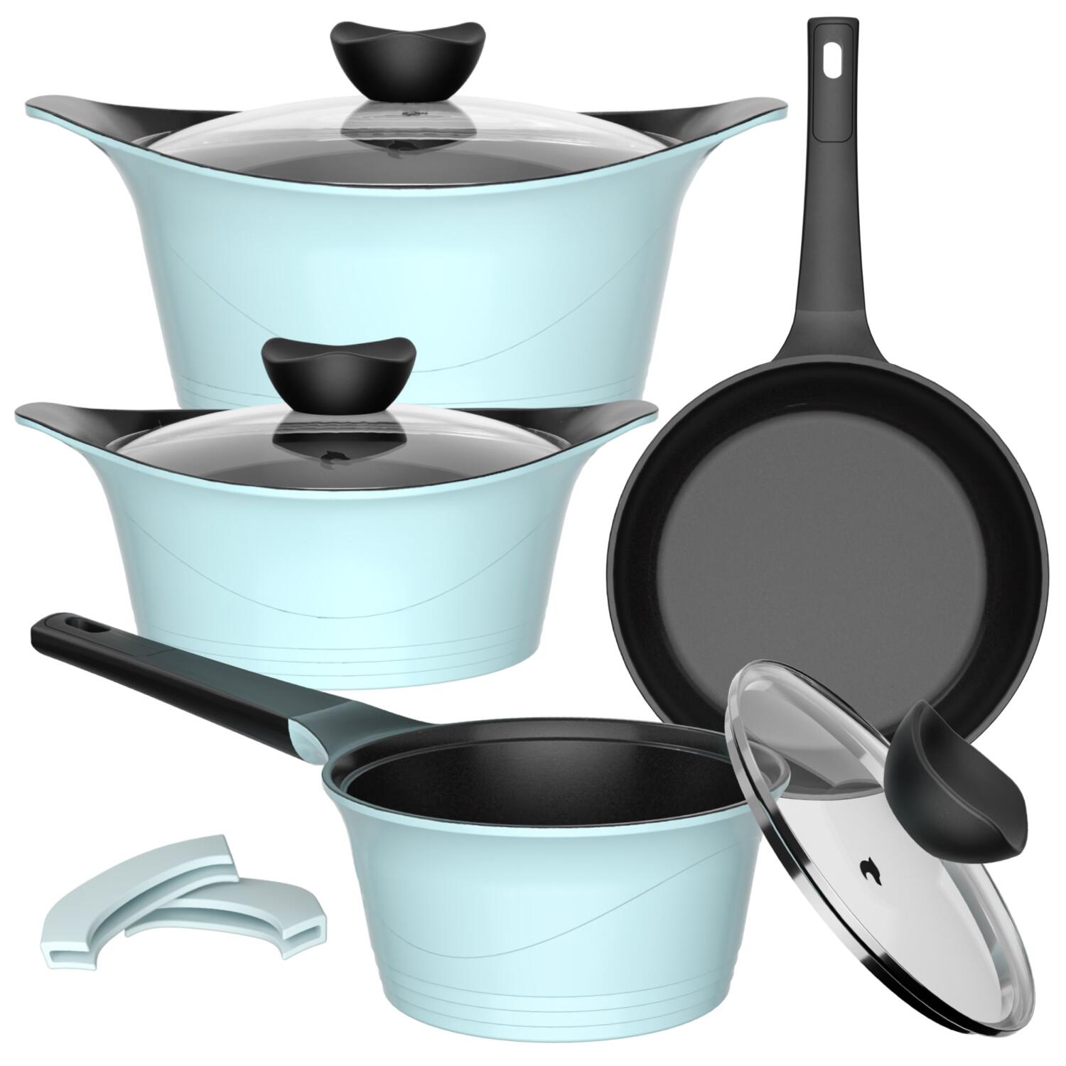 Batería Cocina Aluminio Fundido 7 piezas Kova Ice Batería Cocina Aluminio Fundido 7 piezas Kova Ice - Imagen 1
