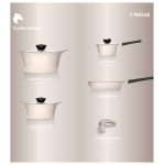 Batería Cocina Aluminio Fundido 7 piezas Kova Beige - Imagen 6