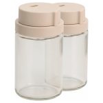 Set 2 Especieros Redondos de Vidrio 150ML Modern Allegra