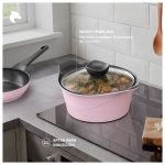 Batería Cocina Aluminio Fundido 7 piezas Kova Pink - Imagen 5
