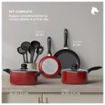 Batería de Cocina 15 Piezas Omni  Red Aluminio Antiadherente - Imagen 2