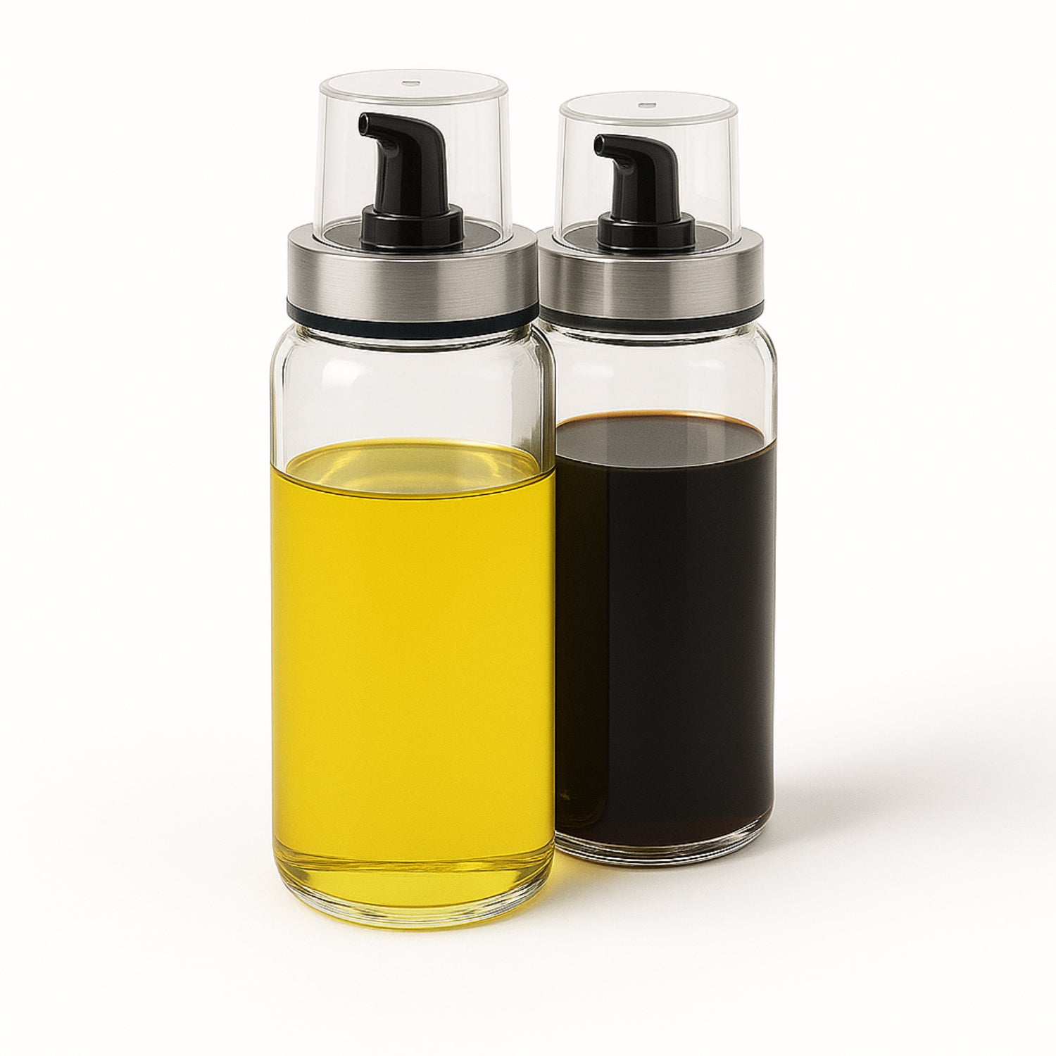 Set Alcuza Vidrio 2 Botellas aceite y vinagre 250ml Allegra Set Alcuza Vidrio 2 Botellas aceite y vinagre 250ml Allegra - Imagen 1