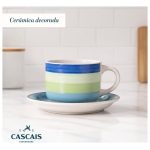Juego de Vajillas 16 Piezas Pintado a Mano Cascais - Imagen 5