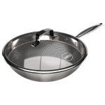 Wok Con Tapa 28 Cm, Honeycomb
