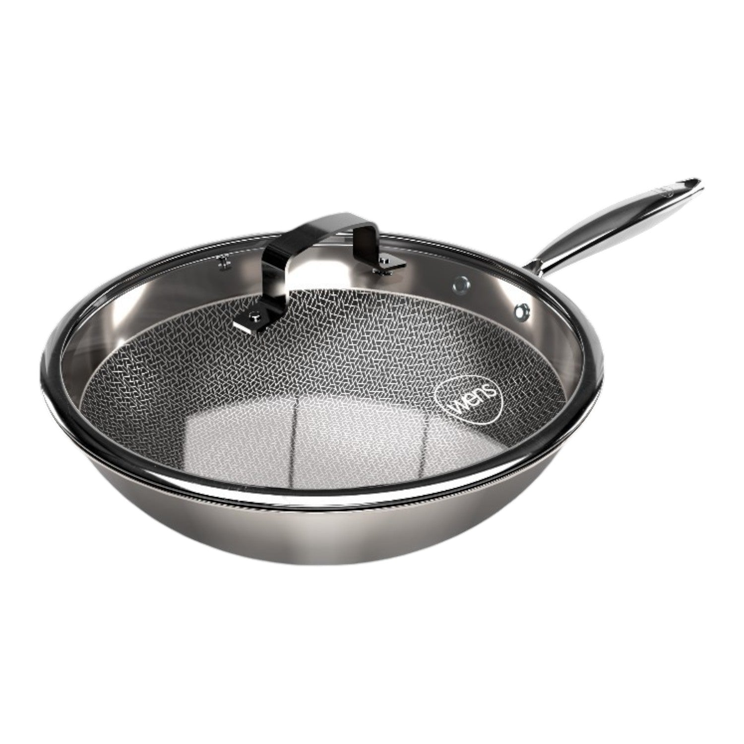 Wok Con Tapa 28 Cm, Honeycomb Wok Con Tapa 28 Cm, Honeycomb - Imagen 1