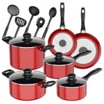 Batería de Cocina 15 Piezas Omni  Red Aluminio Antiadherente