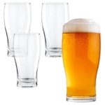 Set De 4 Vasos Cerveceros de Vidrio 560ml Amberes Allegra
