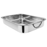 Bandeja Rectangular Acero Inoxidable 30 cm