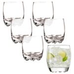 Set De 6 Vasos de Vidrio Bajos 290ml Napoles Allegra