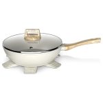 Bateria Cocina 14Pzs Aluminio Forjado Antiadherente Flow Beige - Imagen 5