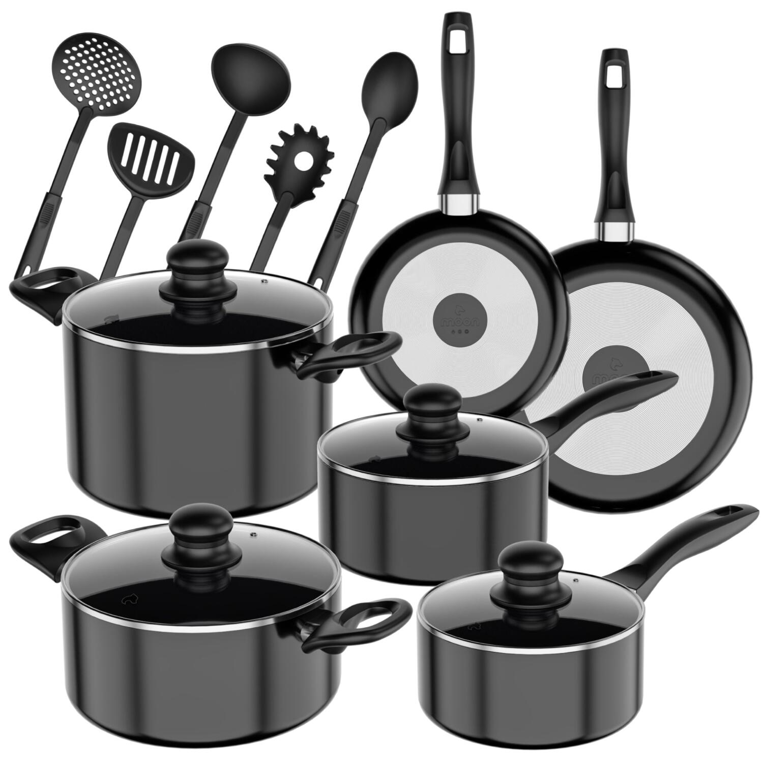 Batería de Cocina 15 Piezas Omni Black Aluminio Antiadherente Batería de Cocina 15 Piezas Omni Black Aluminio Antiadherente - Imagen 1