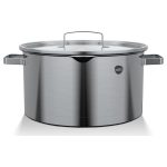 Cacerola Acero Inoxidable con tapa 26Cm