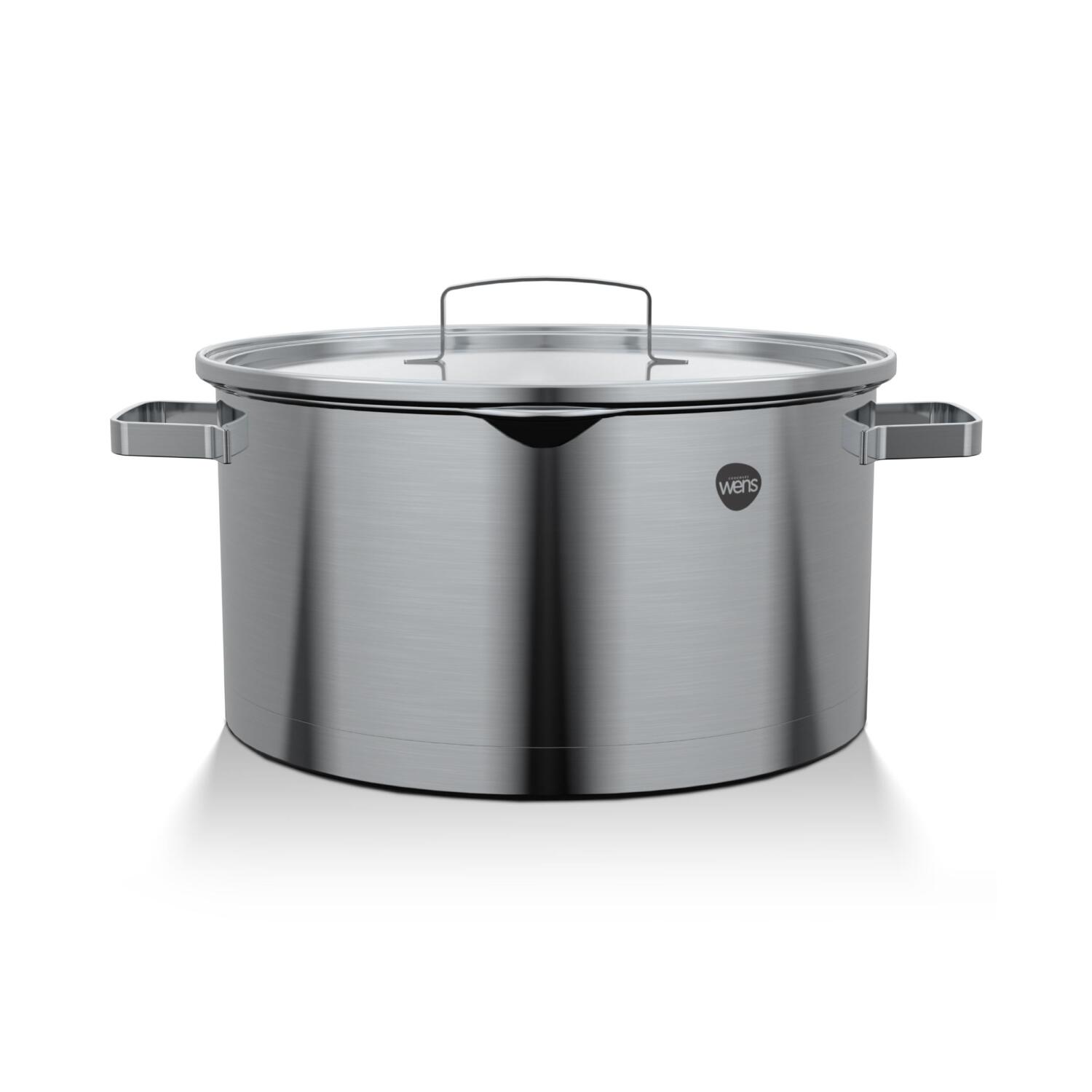 Cacerola Acero Inoxidable con tapa 26Cm Cacerola Acero Inoxidable con tapa 26Cm - Imagen 1