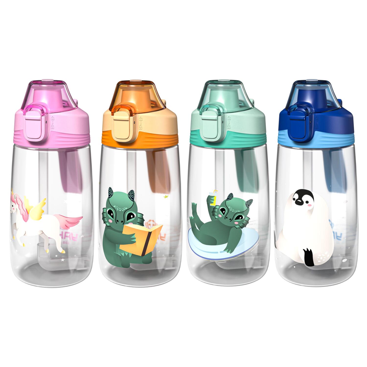 Botella Infantil Plástico 500 ml Coral Botella Infantil Plástico 500 ml Coral - Imagen 1