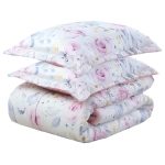 Cubrecama Estampado Con Sherpa Modelo Ivanna