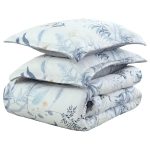 Cubrecama Estampado Con Sherpa  Modelo Larisa
