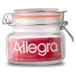 Frasco de Vidrio con tapa Hermética 500ml Allegra