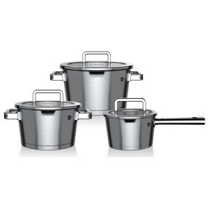 Batería de Cocina 6 piezas Acero Inoxidable 710-6SS Wens
