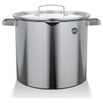 Cacerola Acero Inoxidable con tapa 24Cm